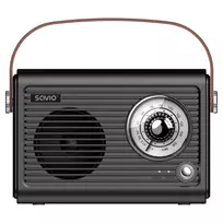 Nešiojamas radijo imtuvas Savio RS-01 Analog Black