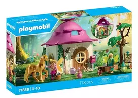 Figūrėlių rinkinys Princess Magic 71838 Jauki fėjų namelė ir auksinis vienaragis