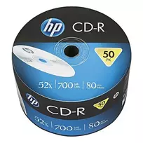 HP CRE00070 tuščias CD-R diskas 700MB 52x 50 vnt.