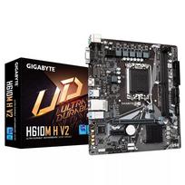 Motininė plokštė GIGABYTE H610M H V2, Intel H610, LGA 1700, Micro ATX