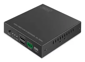 DIGITUS HDMI šviesolaidinis imtuvas – DS-55348 4K/60Hz 40 km/300m IP 1G juodas