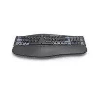 Belaidė ergonomiška klaviatūra HAMA WK-900 Juoda, kompaktiškas išdėstymas