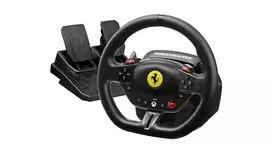 Thrustmaster T98 Ferrari 296 GTS Black USB vairas + pedalai Analogo / Skaitmeninis PC, Xbox One, Xbox Series S, Xbox Series X