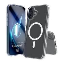 3MK apsauginis dėklas Apple iPhone 17, skaidrus TPU/PU, 6,3 colio (16 cm) ekranui