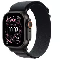 Išmanusis laikrodis Apple Watch Ultra 3 GPS + Cellular 49mm Juodas titano korpusas su Juodu Alpine Loop dideliu dirželiu