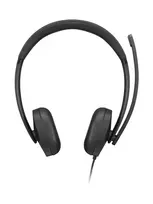 Lenovo VoIP Headset 5000 laidinis ausinių komplektas biurui ir skambučių centrams, USB-C, juoda