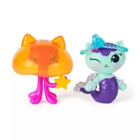 Gabby's Dollhouse: Filmas – MerCat ir Kitty Jellyfish figūrėlės su 2 aksesuarais, žaislai vaikams nuo 3 metų