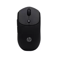 HP 400 Quiet Black belaidė pelė, ambidekstrinė, RF belaidis + Bluetooth, 6000 DPI, juoda