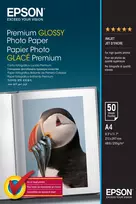 Epson Premium Glossy Photo Popierius - A4 - 50 lapų, blizgus, 255 g/m², A4, baltas, 50 lapų, 1 vnt.
