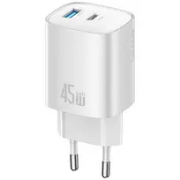 Įkroviklis USAMS CC290 T66 45W GaN USB-A + USB-C