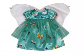 Suknelė lėlei ZAPF BABY born Fėjos suknelė su sparneliais 43 cm lėlėms, įvairiaspalvė, sulankstoma, nuo 3 metų