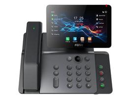 IP telefonas Fanvil V66 PRO tamsiai pilkas 20 linijų IPS Wi-Fi laidinis ragelis