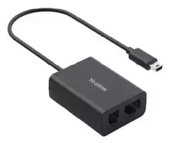 „Yealink EHS62“ adapteris ausinėms – belaidžio ryšio ausinių priedas, juodas