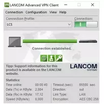 LANCOM Upgrade Advanced VPN klientas (Windows, 10 vartotojų)
