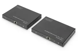 DIGITUS HDMI 2.0 HDMI KVM Extender rinkinys - 70 m USB 1.1, palaiko liečiamąjį ekraną