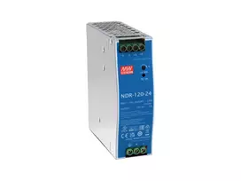 LevelOne 24V DC pramoninis maitinimo šaltinis POW-2442 120W DIN bėgiui -20 iki +70 °C