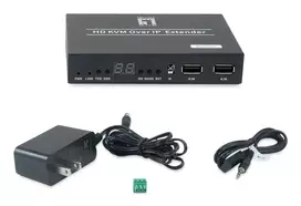 HDMI siųstuvas video sienai LEVELONE HVE-6701R PoE — HDMI per IP, vieno kanalo