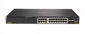 HPE Aruba 6300M jungiklis – L3 valdomas – 24 x 1/2,5/5/10GBase-T + 4 x 1/10/25/50Gb/s SFP56 (aukštyn/rietuvė) – priekiniai prievadai