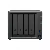Darbalaukio NAS SYNOLOGY DP340 su R1600 procesoriumi, 16GB RAM, 32 TB HDD, 4 lizdai, RAID palaikymas, juoda