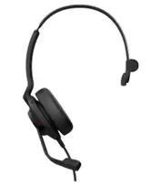 Jabra Evolve2 30 SE USB C/A MS Mono ausinių rinkinys su laidu, biuro / skambučių centro ausinės, USB Type-C / USB Type-A, juodos spalvos