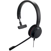 Ausinės Jabra Evolve 20 laidinės, ant ausų, biuro / skambučių centrui, USB Type-C / USB Type-A, juodos