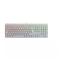 Žaidimų klaviatūra CHERRY MX 2.0S RGB Full-size USB QWERTZ balta
