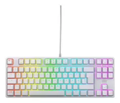 Žaidimų klaviatūra CHERRY K4V2 TKL USB QWERTZ Vokiška balta RGB LED