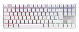 CHERRY MX 8.2 TKL Wireless RGB klaviatūra, žaidimų, USB + belaidis RF + Bluetooth, QWERTZ vokiškas, balta