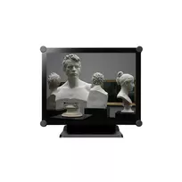 AG Neovo TX-1502 kompiuterio monitorius 38,1 cm (15 colių) 1024 x 768 pikselių XGA LED liečiamuoju ekranu stalinis pilkas