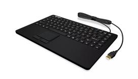 Klaviatūra KeySonic KSK-3230IN (DE) USB, QWERTZ vokiškas išdėstymas, juoda