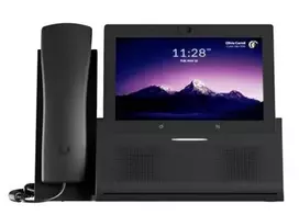 Stalinis IP telefonas Ubiquiti UniFi Talk Phone Touch Max UTP-TouchMax su 7" liečiamuoju ekranu, 5 MP kamera, 2x Gigabit LAN, PoE+, juodos spalvos