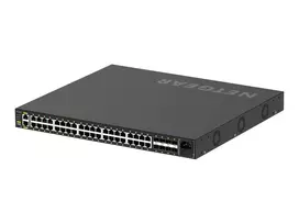 NETGEAR GSM4248P-100EUS tinklo jungiklis valdomas L2/L3/L4 Gigabit Ethernet (10/100/1000) Power over Ethernet (PoE) juodas