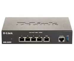 D-Link DSR-250V2/E VPN maršrutizatorius su apsauga, 4 gigabitiniai prievadai