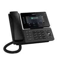 Stalinis DECT VoIP telefonas Gigaset P850W IP PRO – 5 colių TFT ekranas, PoE, laidinis ir belaidis ragelis, juoda