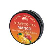 Kietas plaukų ir kūno šampūnas "mango" Saules Fabrika, 60g