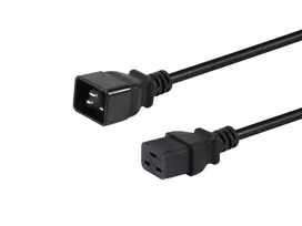 Equip 112131 maitinimo laidas juodas 3 m IEC C20 IEC C19