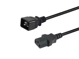 Equip 112140 maitinimo laidas 1,8 m, juodas, IEC C20 – IEC C13
