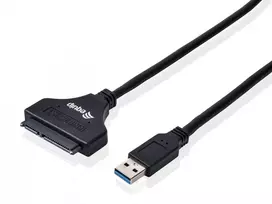 Equip USB 3.0 į SATA adapteris, juodas, 5Gbit/s, CE, 50 mm, 9.5 mm, 550 mm