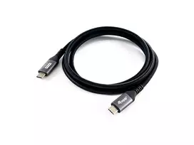 Equip USB 4 Gen 3 C į C kabelis, vyriškas/vyriškas, 2,0 m, PD3.1 240 W, 8K/60 Hz, 40Gbps, juodas