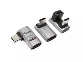 Equip USB 4 C į C adapteris, 40Gbps, PD 240W, 3 vnt. pakuotė