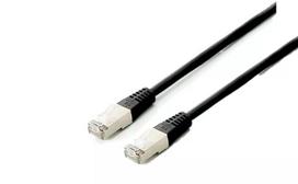 Equip Cat.6A Platinum S/FTP jungiamasis laidas, 10 m, juodas