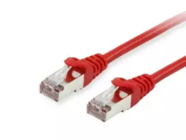 Patch laidas Equip Cat.6A S/FTP RJ-45 15m Raudonas