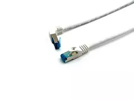 Equip Cat.6A S/FTP jungiamasis kabelis, kampuotas į tiesų RJ-45, 1,0 m, baltas