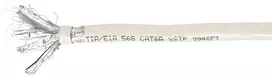 Equip Cat.6A S/FTP montavimo kabelis, LSZH, vientisas varis, 100 m