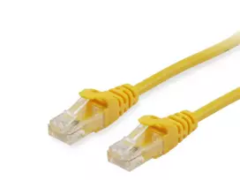 Pataisos laidas Equip Cat.6A U/UTP RJ-45 0,25 m geltonas
