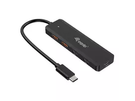 Equip USB-C 4 prievadų USB 3.2 Gen 2 (10Gbps) šakotuvas, USB-C x 2, USB-A x 2