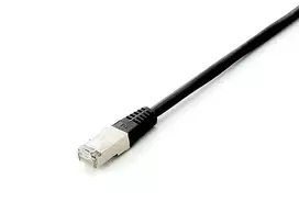 Equip Cat.6A Platinum S/FTP Patch kabelis, juodas, 2,0 m, 10 vnt./rinkinyje