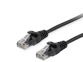 Patch kabelis Equip Cat.6 U/UTP RJ-45 1,5 m juodas