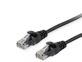 Patch kabelis Equip Cat.6 U/UTP RJ-45 0,15 m juodas