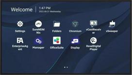 Viewsonic CDE9830 skaitmeninės reklamos ekranas 2.49 m (98 coliai) Wi-Fi 500 cd/m² 4K Ultra HD juodas su integruotu procesoriumi Android 11